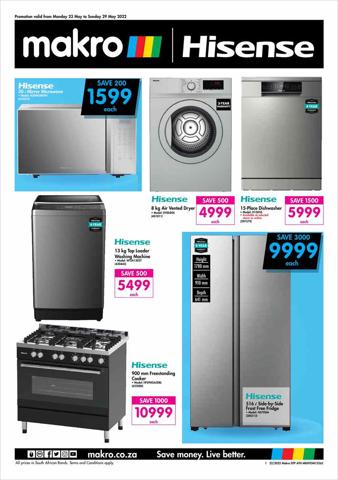 Groceries offers | Hisense Catalogue in Makro | 2022/05/27 - 2022/05/30