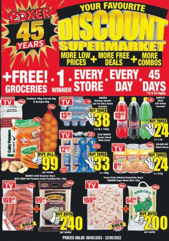Groceries offers in Polokwane | LP May MM  in Boxer | 2022/05/09 - 2022/05/22