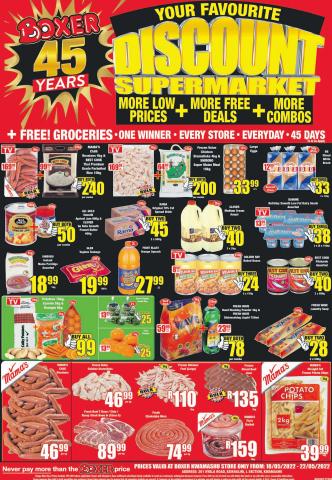 Groceries offers in Pietermaritzburg | KwaMashu Weekly Specials  in Boxer | 2022/05/18 - 2022/05/21