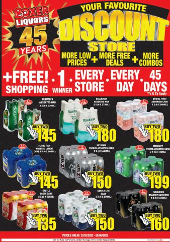 Groceries offers in Port Elizabeth | EC May ME Liquor  in Boxer | 2022/05/23 - 2022/05/26