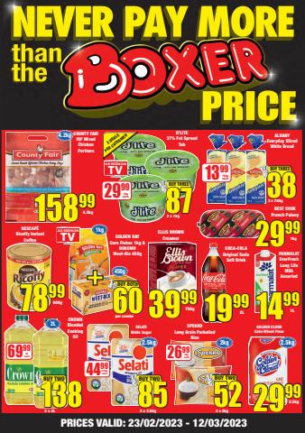 Boxer Mitchell's Plain - 14 Symphony Walk | Trading Hours & Specials