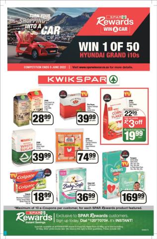 Groceries offers in Pietermaritzburg | KwikSpar weekly specials in KwikSpar | 2022/05/18 - 2022/05/22