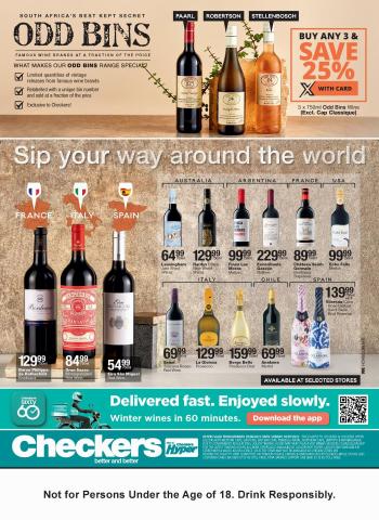 Checkers Liquor Shop catalogue in Polokwane | Checkers  Wine Route Done Better | 2022/06/20 - 2022/07/10