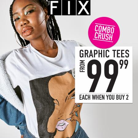 Clothes, Shoes & Accessories offers in Pietermaritzburg | Combo Crush! in The FIX | 2022/06/20 - 2022/07/03