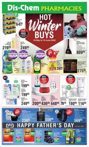Dis-Chem catalogue in Bloemfontein | May Winter Buys | 2022/05/18 - 2022/06/19