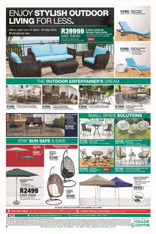 Home & Furniture offers in Bloemfontein | House & Home Sunday Times in House & Home | 2022/05/02 - 2022/05/29