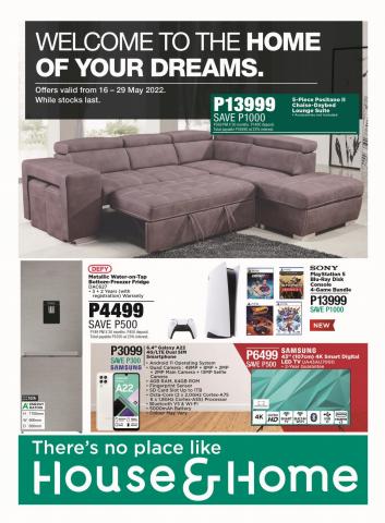 Home & Furniture offers in Durban | House & Home New Deals in House & Home | 2022/05/16 - 2022/05/29