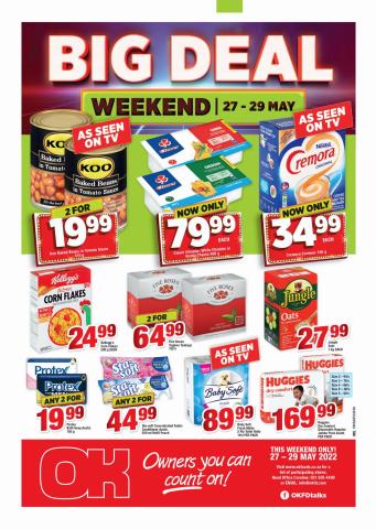 Groceries offers | OK Grocer weekly specials in OK Grocer | 2022/05/27 - 2022/05/29