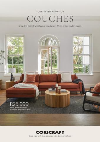 Home & Furniture offers in Port Elizabeth | Your Destination For Couches! in Coricraft | 2022/06/29 - 2022/08/31