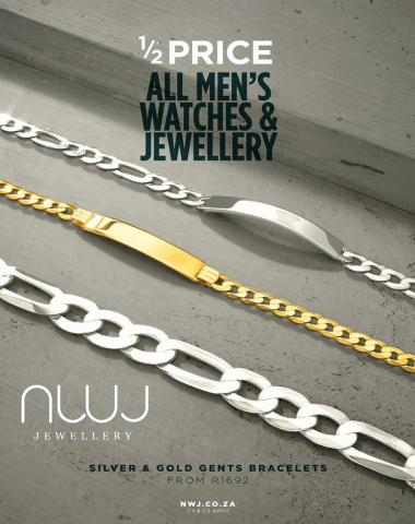 Luxury brands offers | -50% on All Men's Watches and Jewellery! in NWJ | 2022/06/13 - 2022/06/27