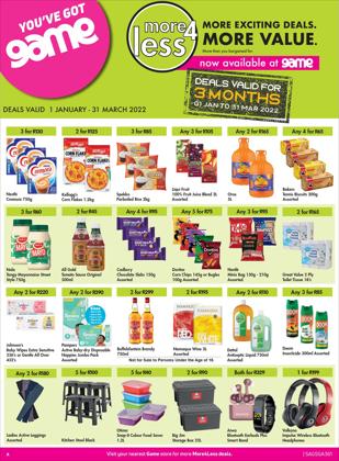Electronics & Home Appliances offers in the Game catalogue ( More than a month)