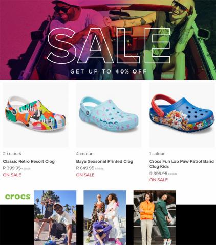 Crocs catalogue | Sale up to 40% | 2022/06/21 - 2022/07/04
