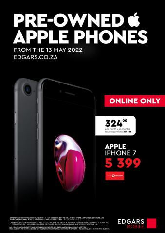 Edgars catalogue in Johannesburg | Pre-owned Apple Phones | 2022/05/16 - 2022/05/31
