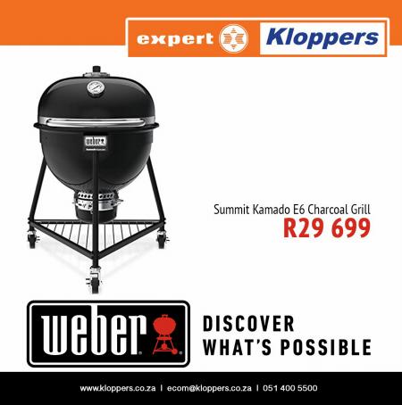 Expert Kloppers catalogue | Weber New Deals | 2022/05/23 - 2022/05/29