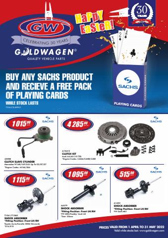 Cars, Motorcycles & Spares offers in Bloemfontein | Goldwagen April May Catalogue 2022 in Goldwagen | 2022/04/01 - 2022/05/31