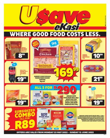 Groceries offers in Pretoria | Usave weekly specials in Usave | 2022/05/23 - 2022/06/12