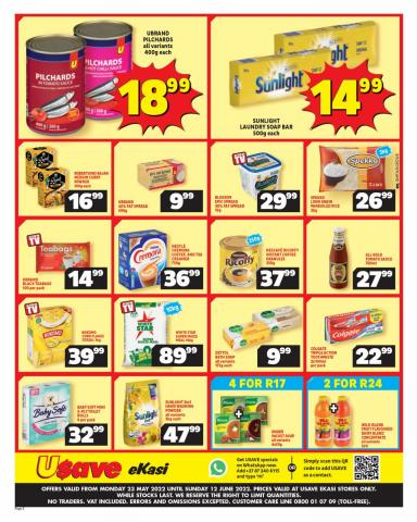 Usave catalogue | Usave weekly specials | 2022/05/23 - 2022/06/12