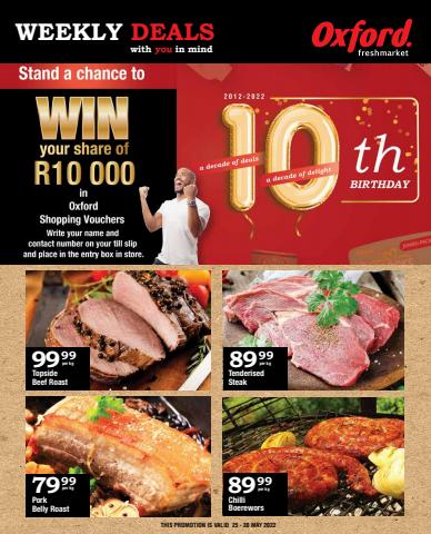 Groceries offers in Durban | WEEKLY DEALS in Oxford Freshmarket | 2022/05/25 - 2022/05/30