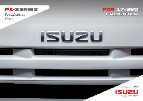 Isuzu catalogue | Isuzu FX SERIES | 2022/04/22 - 2022/08/31