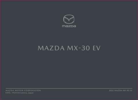 Mazda catalogue | Mazda MX 30 EV 2022 | 2022/02/14 - 2022/08/31