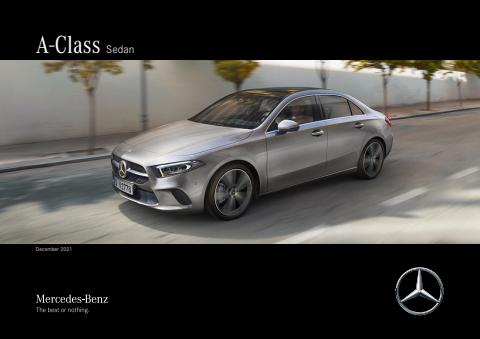 Mercedes-Benz catalogue | Mercedes-Benz A Class Sedan  | 2022/03/03 - 2022/08/31