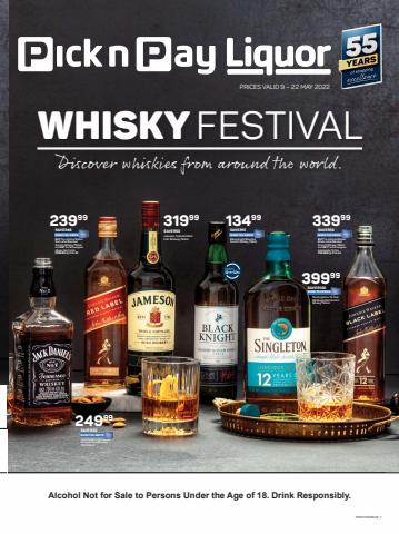 Pick n Pay catalogue in Cape Town | Whisky festival | 2022/05/09 - 2022/05/22