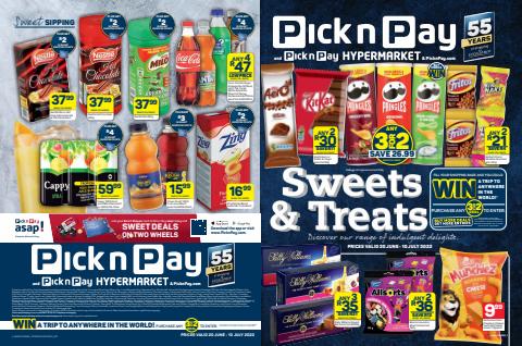Pick n Pay catalogue in Pietermaritzburg | Sweets and treats catalogue | 2022/06/20 - 2022/07/10