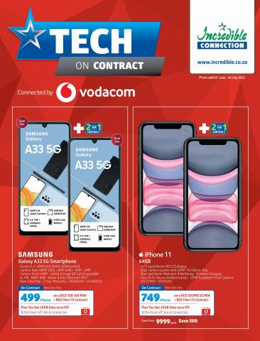 Electronics & Home Appliances offers in Mthatha | Vodacom New Deals in Incredible Connection | 2022/06/07 - 2022/07/06