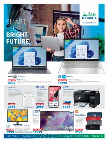 Electronics & Home Appliances offers in Mthatha | Discounts on a Wide Range of Smart Computing! in Incredible Connection | 2022/06/28 - 2022/07/03