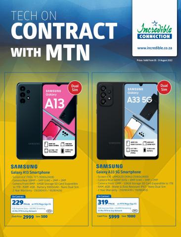 Electronics & Home Appliances offers in Midrand | New Deals! in Incredible Connection | 2022/08/10 - 2022/08/31
