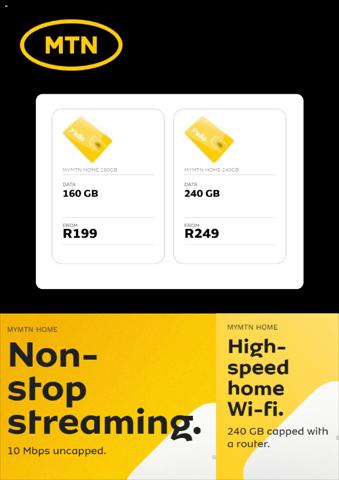 Electronics & Home Appliances offers in Centurion | Y'ello June 2022 in MTN | 2022/06/01 - 2022/06/30