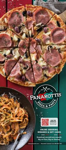 Restaurants offers in Mthatha | Panarottis Main Menu in Panarottis | 2022/06/01 - 2022/07/31