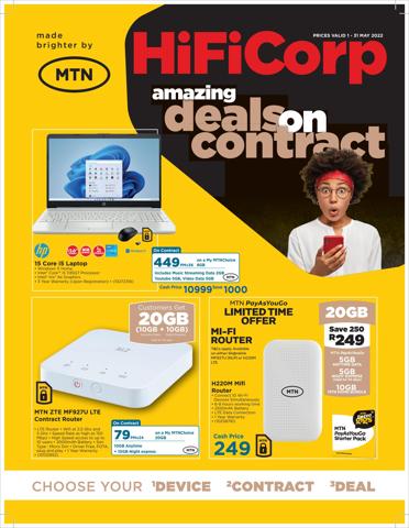 Electronics & Home Appliances offers in Polokwane | Promociones HiFi Corp in HiFi Corp | 2022/05/12 - 2022/05/31