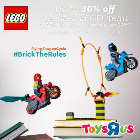 ToysRUs catalogue | Up to 30% off selected LEGO | 2022/04/27 - 2022/05/31