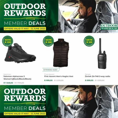 Outdoor Warehouse catalogue | New Deals | 2022/05/24 - 2022/06/12
