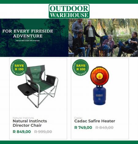 Sport offers in Durban | Special offers in Outdoor Warehouse | 2022/06/20 - 2022/07/03
