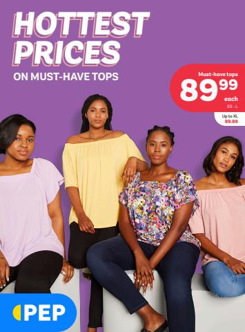 Clothes, Shoes & Accessories offers in Newcastle | PEP Stores Ladies August 2022 in PEP | 2022/08/18 - 2022/08/25