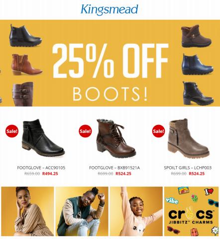 Kingsmead Shoes catalogue | 25% Off Boots! | 2022/06/28 - 2022/07/11