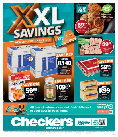 Checkers catalogue | Checkers Western Cape  XXL Savings | 2022/06/27 - 2022/07/03
