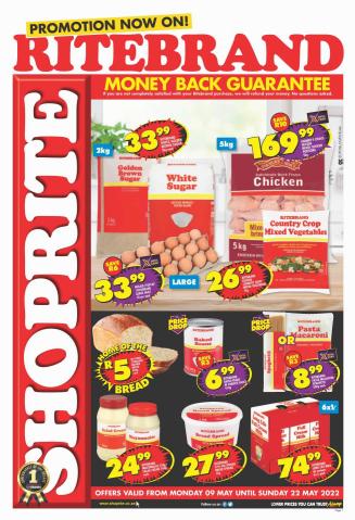 Groceries offers in East London | Shoprite weekly specials in Shoprite | 2022/05/09 - 2022/05/22