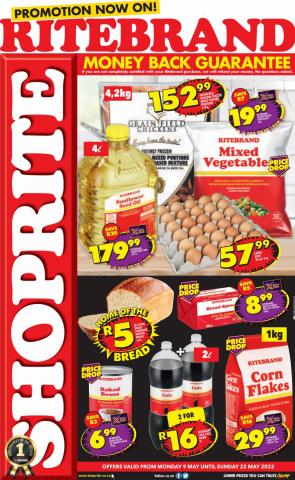 Groceries offers in Pietermaritzburg | Shoprite weekly specials in Shoprite | 2022/05/09 - 2022/05/22