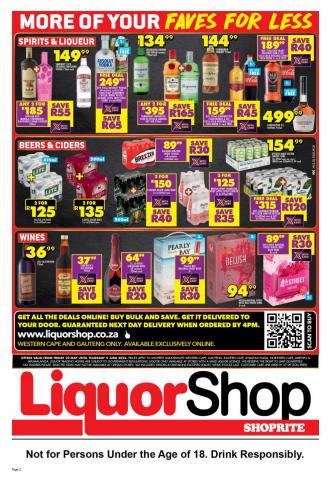 Shoprite LiquorShop catalogue | Shoprite LiquorShop weekly specials | 2022/05/23 - 2022/06/09