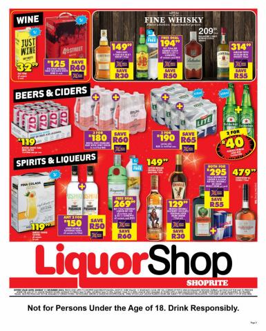 Shoprite Liquor Melmoth | Christmas Specials & Catalogues