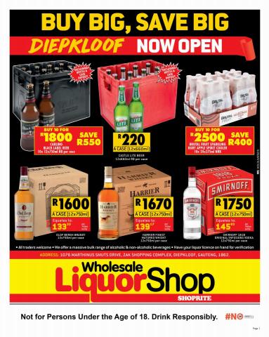 Shoprite Liquor Bushbuckridge - Mapuleng Shopping Centre Cnr Graskop ...