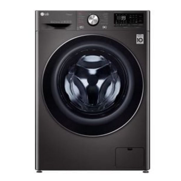 LG 8.5/5kg Black Stainless Steel Washer Dryer - F2V9GCP2E offers at R 13999,99