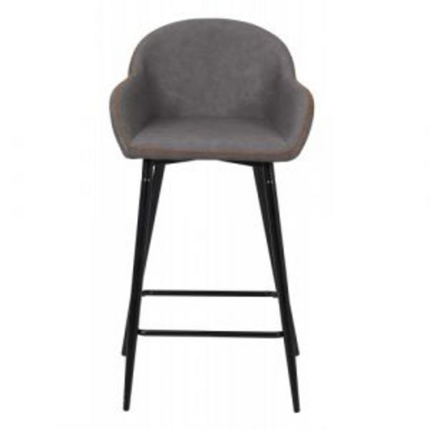 Jost P.U Leather Grey Kitchen Bar Stool - KT-Y211 offers at R 1699,99