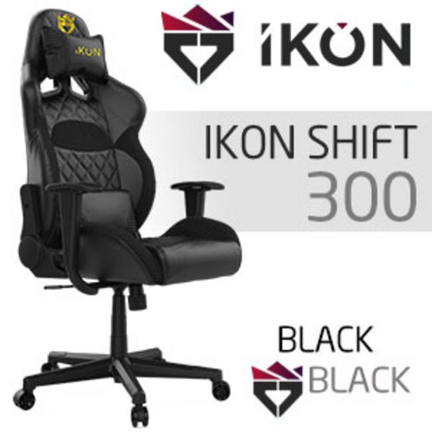 Evetech IKon-Shift-300 Gaming Chair - Black offers at R 2499