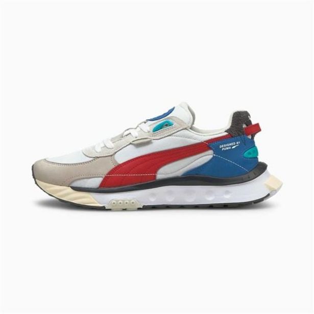 PUMA WILD RIDER LAYERS WHITE/ URBAN RED offers at R 1499,95 in The Cross Trainer