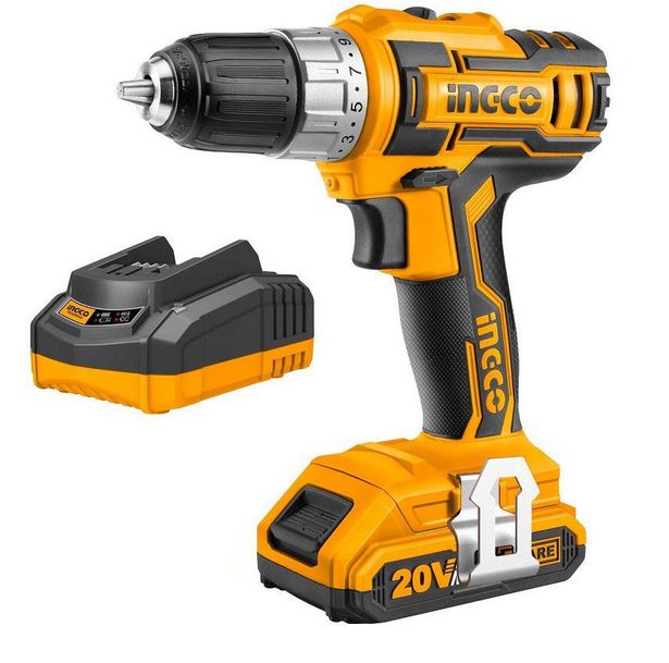 Ingco - Li-Ion Cordless Drill, Charger and Battery COMBO (20V) offers at R 1105