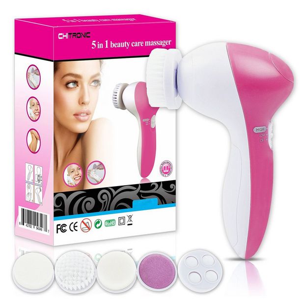 5 in 1 Multi-Function Facial Skin Care Electric Massager Scrubber offers at R 78